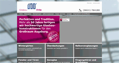 Desktop Screenshot of glasbau-fritz.de
